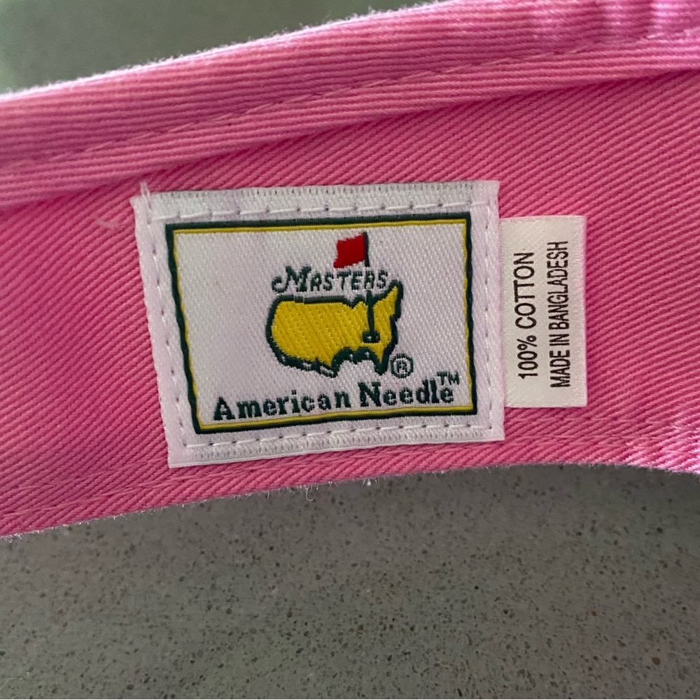 Masters Golf Women’s Pink Visor Augusta National Tournament - Picture 6 of 8
